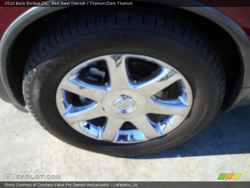 Red Jewel Tintcoat / Titanium/Dark Titanium 2010 Buick Enclave CXL