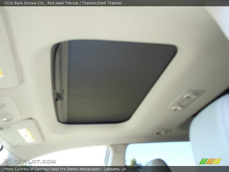 Red Jewel Tintcoat / Titanium/Dark Titanium 2010 Buick Enclave CXL