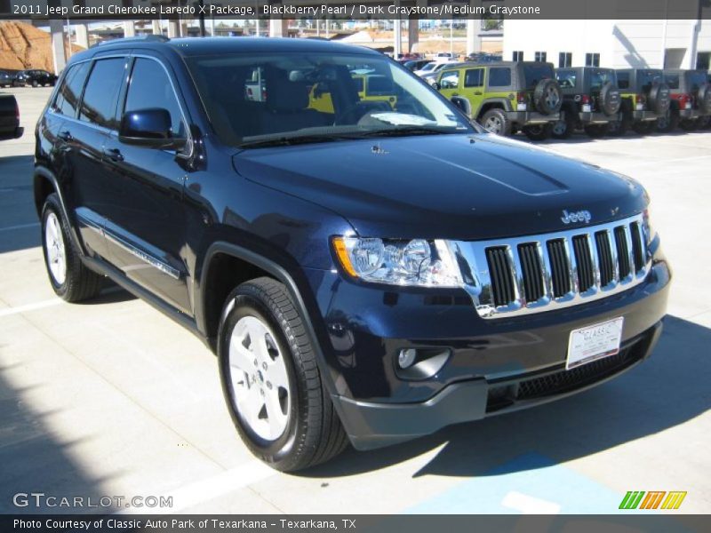 Blackberry Pearl / Dark Graystone/Medium Graystone 2011 Jeep Grand Cherokee Laredo X Package