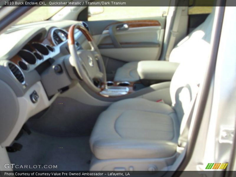 Quicksilver Metallic / Titanium/Dark Titanium 2010 Buick Enclave CXL