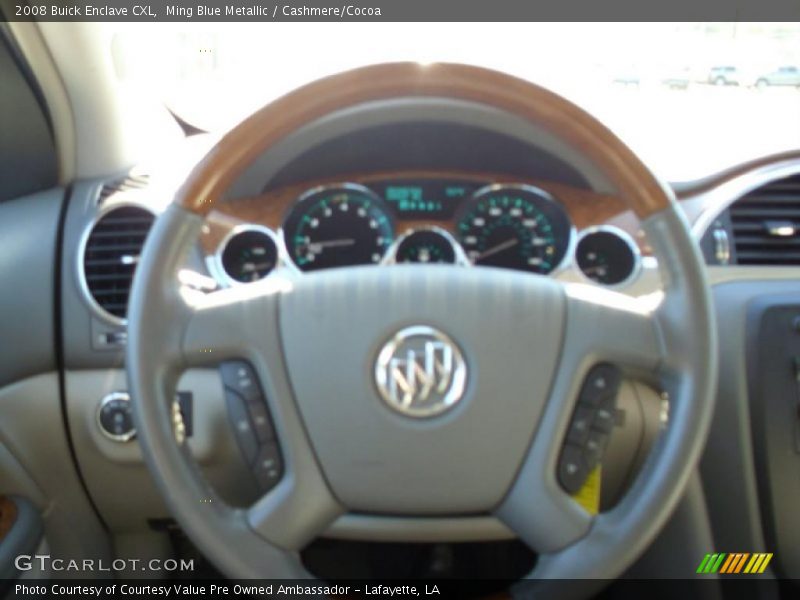 Ming Blue Metallic / Cashmere/Cocoa 2008 Buick Enclave CXL