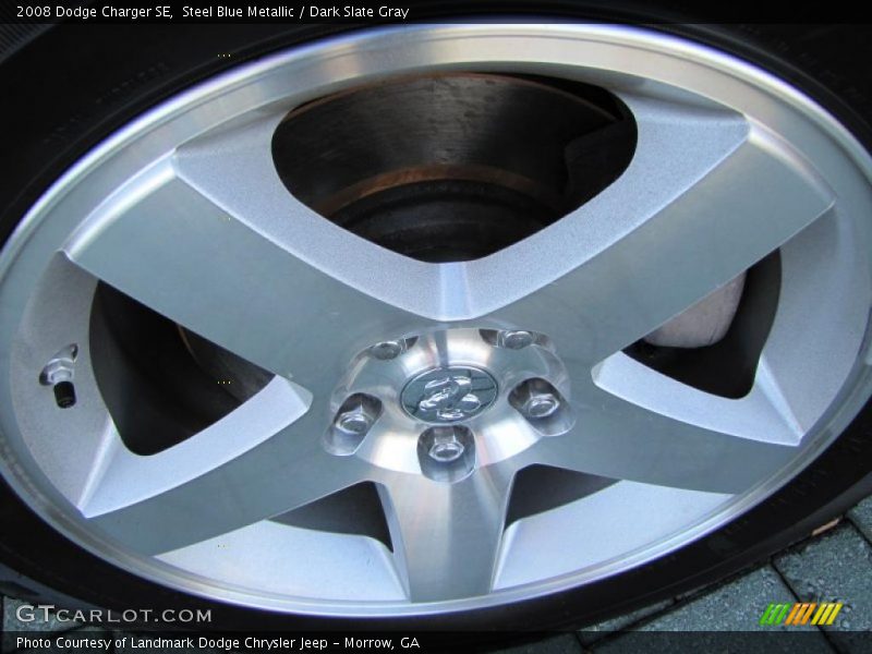 Steel Blue Metallic / Dark Slate Gray 2008 Dodge Charger SE