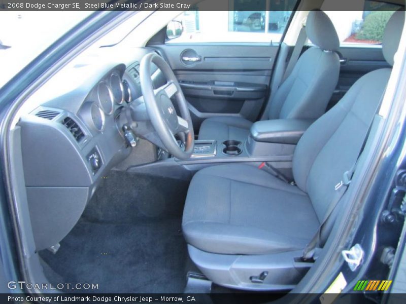 Steel Blue Metallic / Dark Slate Gray 2008 Dodge Charger SE