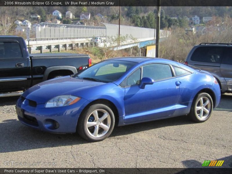 UV Blue Pearl / Medium Gray 2006 Mitsubishi Eclipse GS Coupe