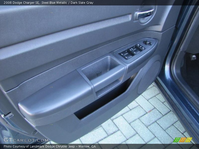 Steel Blue Metallic / Dark Slate Gray 2008 Dodge Charger SE