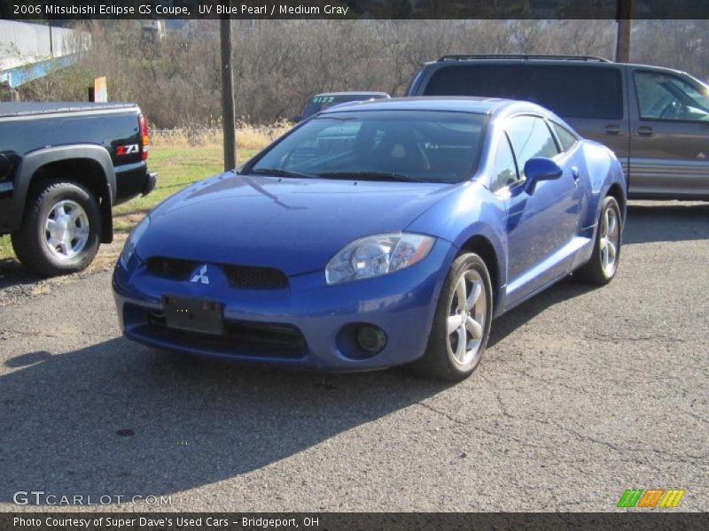 UV Blue Pearl / Medium Gray 2006 Mitsubishi Eclipse GS Coupe