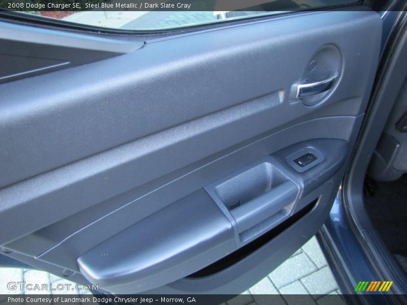 Steel Blue Metallic / Dark Slate Gray 2008 Dodge Charger SE