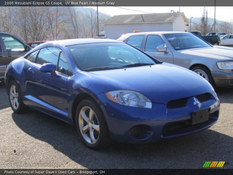 UV Blue Pearl / Medium Gray 2006 Mitsubishi Eclipse GS Coupe