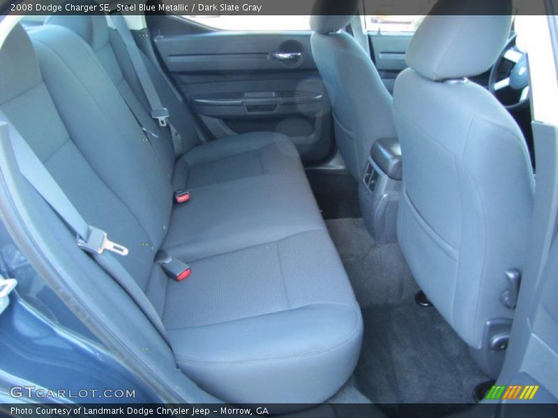 Steel Blue Metallic / Dark Slate Gray 2008 Dodge Charger SE