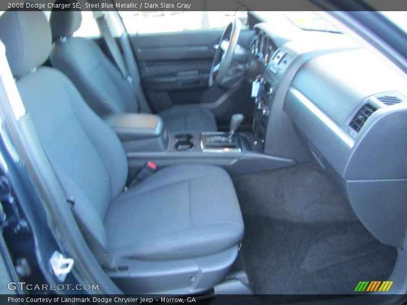 Steel Blue Metallic / Dark Slate Gray 2008 Dodge Charger SE