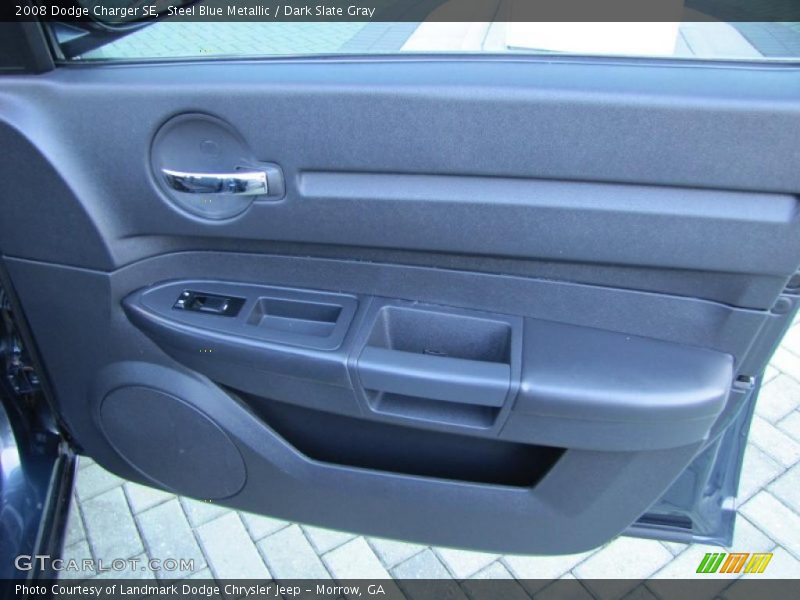 Steel Blue Metallic / Dark Slate Gray 2008 Dodge Charger SE