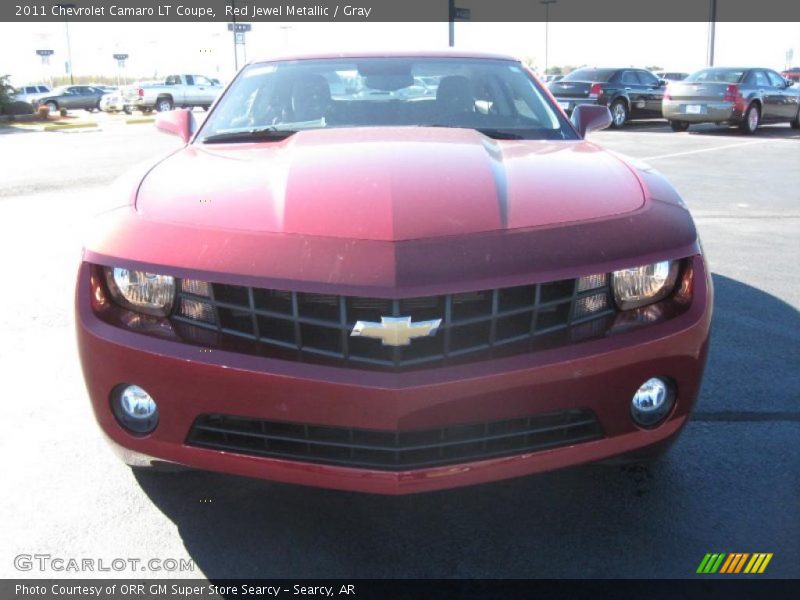 Red Jewel Metallic / Gray 2011 Chevrolet Camaro LT Coupe