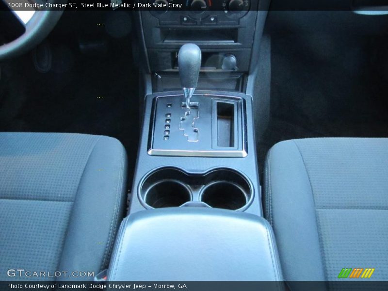 Steel Blue Metallic / Dark Slate Gray 2008 Dodge Charger SE