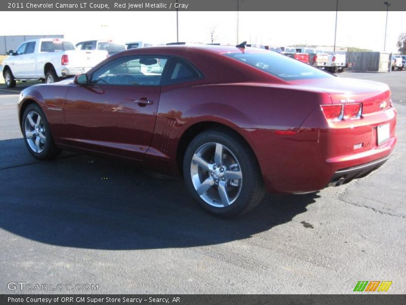 Red Jewel Metallic / Gray 2011 Chevrolet Camaro LT Coupe