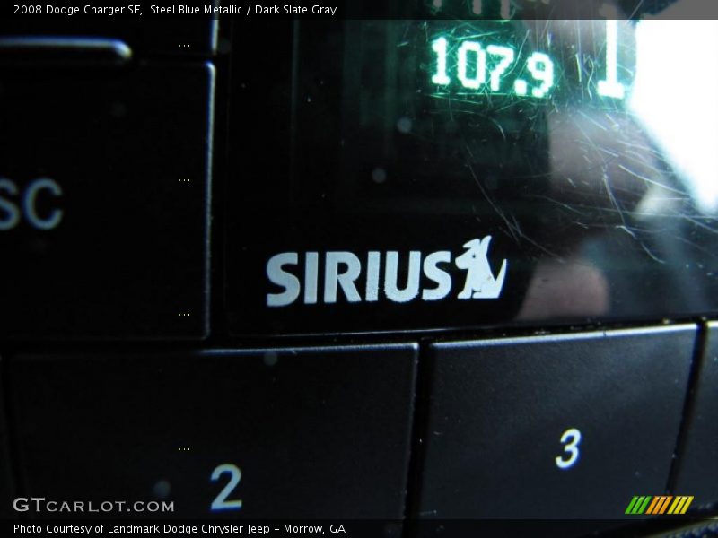 Steel Blue Metallic / Dark Slate Gray 2008 Dodge Charger SE