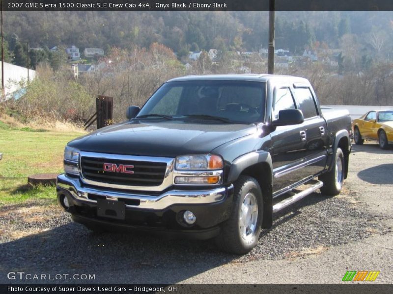 Onyx Black / Ebony Black 2007 GMC Sierra 1500 Classic SLE Crew Cab 4x4