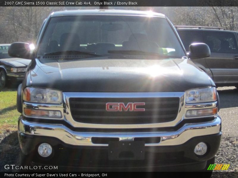 Onyx Black / Ebony Black 2007 GMC Sierra 1500 Classic SLE Crew Cab 4x4