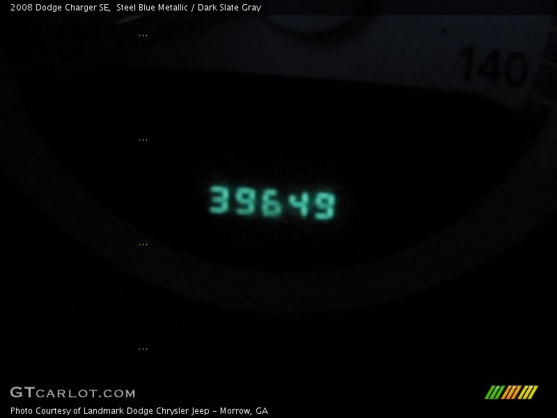 Steel Blue Metallic / Dark Slate Gray 2008 Dodge Charger SE
