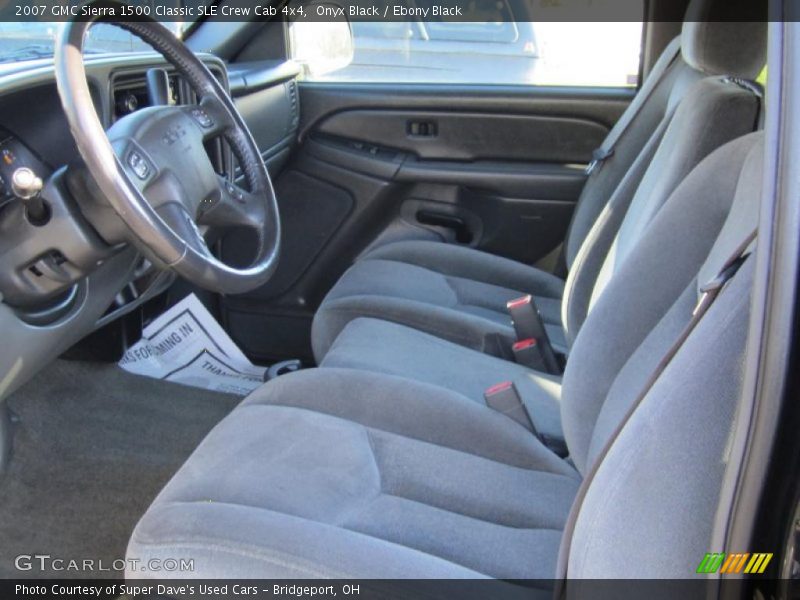 Onyx Black / Ebony Black 2007 GMC Sierra 1500 Classic SLE Crew Cab 4x4