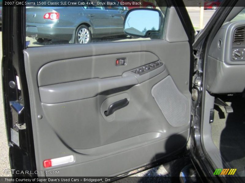 Onyx Black / Ebony Black 2007 GMC Sierra 1500 Classic SLE Crew Cab 4x4