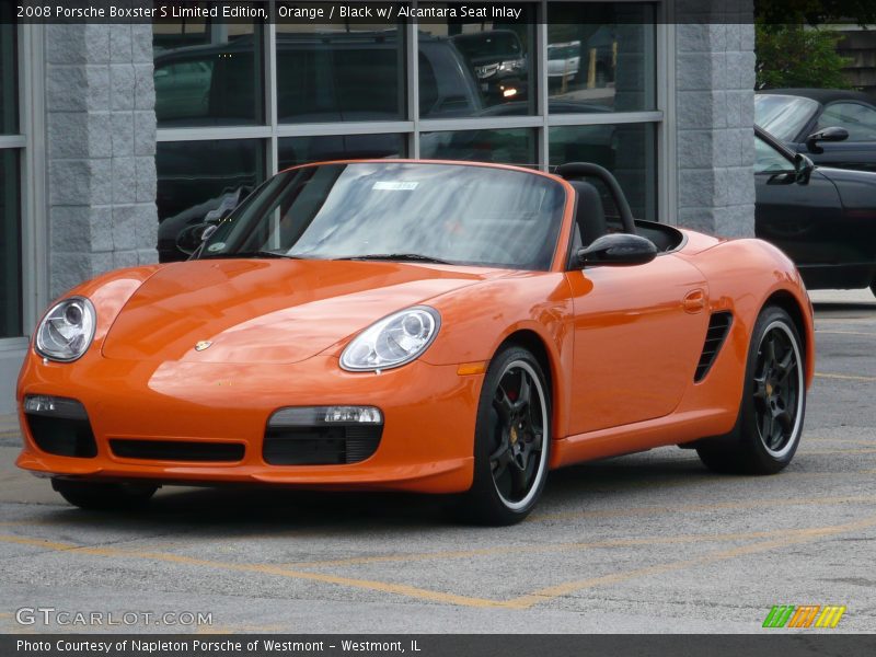 Orange / Black w/ Alcantara Seat Inlay 2008 Porsche Boxster S Limited Edition