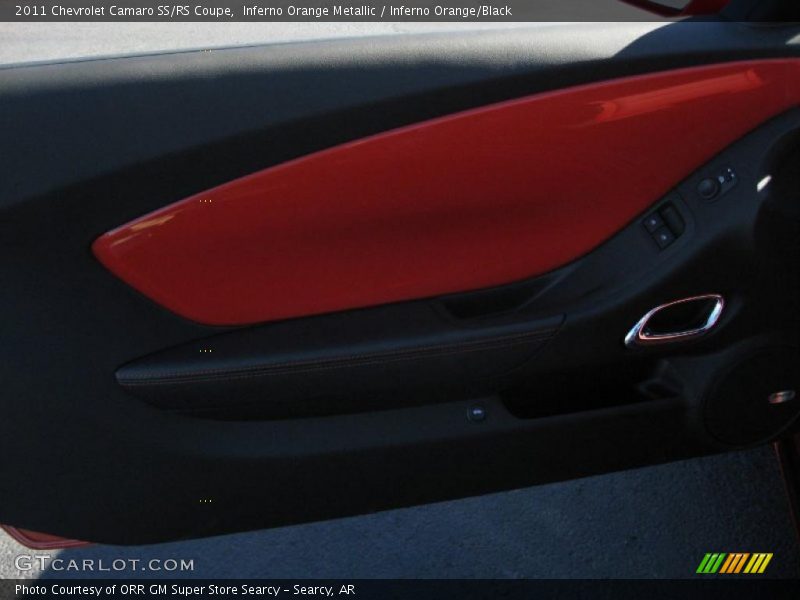 Inferno Orange Metallic / Inferno Orange/Black 2011 Chevrolet Camaro SS/RS Coupe