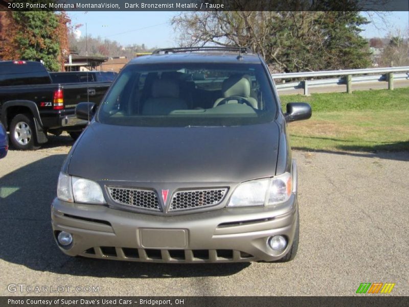 Dark Bronzemist Metallic / Taupe 2003 Pontiac Montana MontanaVision