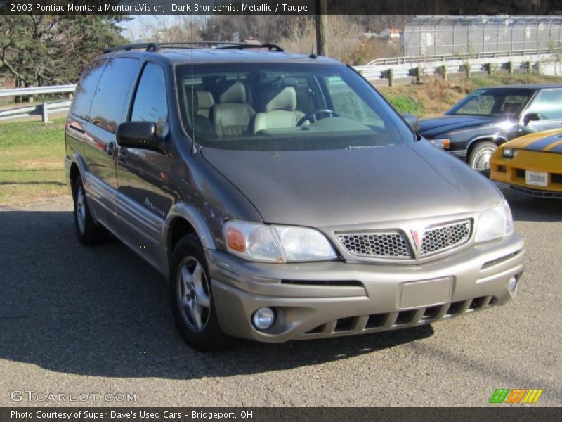 Dark Bronzemist Metallic / Taupe 2003 Pontiac Montana MontanaVision