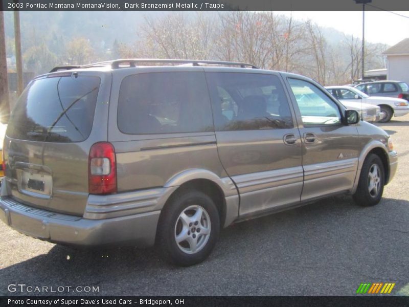 Dark Bronzemist Metallic / Taupe 2003 Pontiac Montana MontanaVision