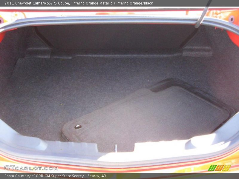 Inferno Orange Metallic / Inferno Orange/Black 2011 Chevrolet Camaro SS/RS Coupe