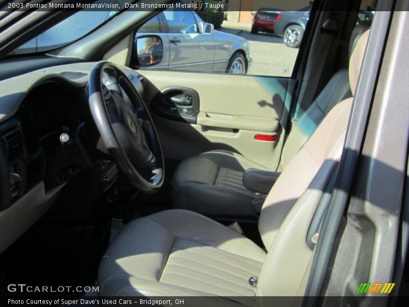 Dark Bronzemist Metallic / Taupe 2003 Pontiac Montana MontanaVision
