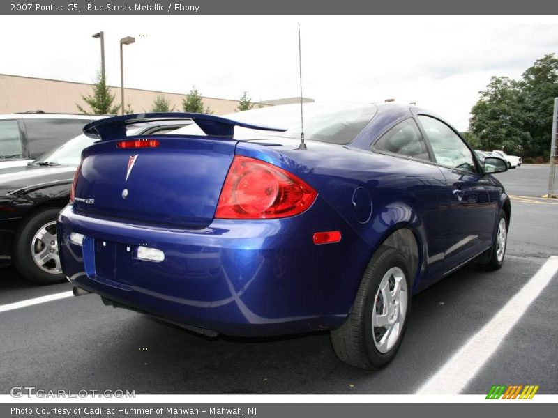 Blue Streak Metallic / Ebony 2007 Pontiac G5