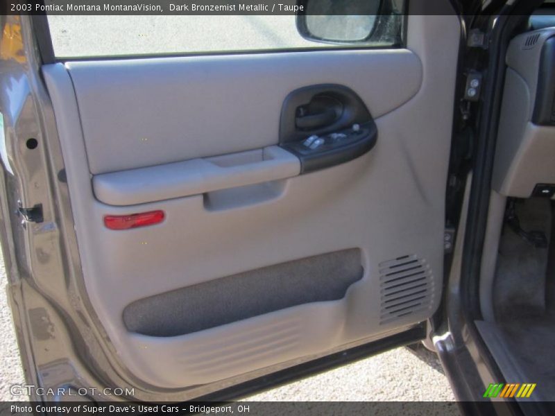 Dark Bronzemist Metallic / Taupe 2003 Pontiac Montana MontanaVision