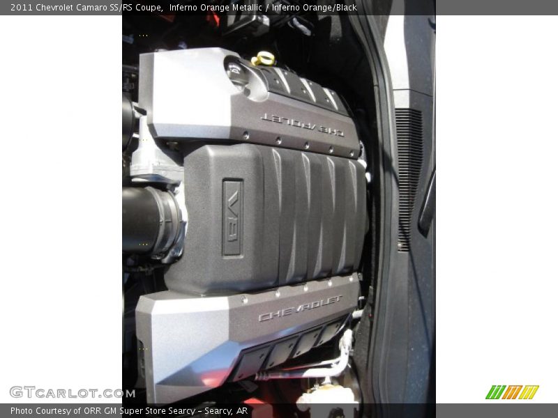 Inferno Orange Metallic / Inferno Orange/Black 2011 Chevrolet Camaro SS/RS Coupe