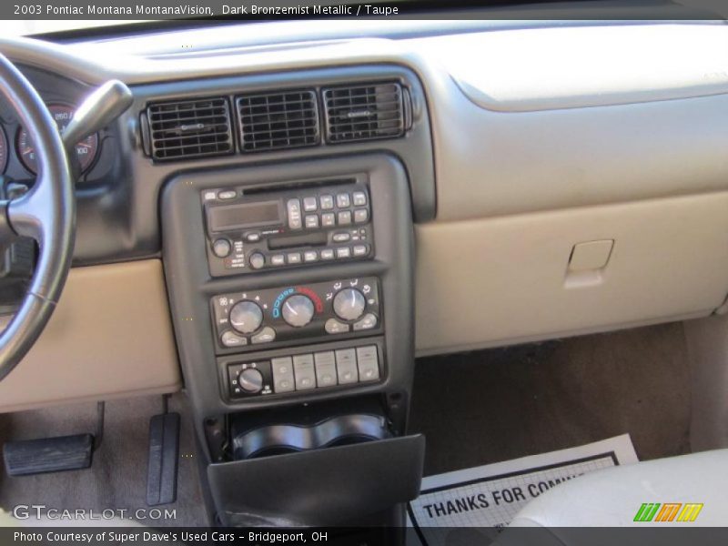 Dark Bronzemist Metallic / Taupe 2003 Pontiac Montana MontanaVision
