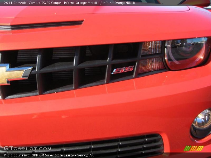Inferno Orange Metallic / Inferno Orange/Black 2011 Chevrolet Camaro SS/RS Coupe