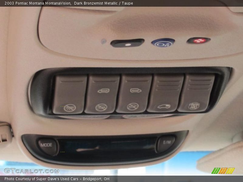 Dark Bronzemist Metallic / Taupe 2003 Pontiac Montana MontanaVision