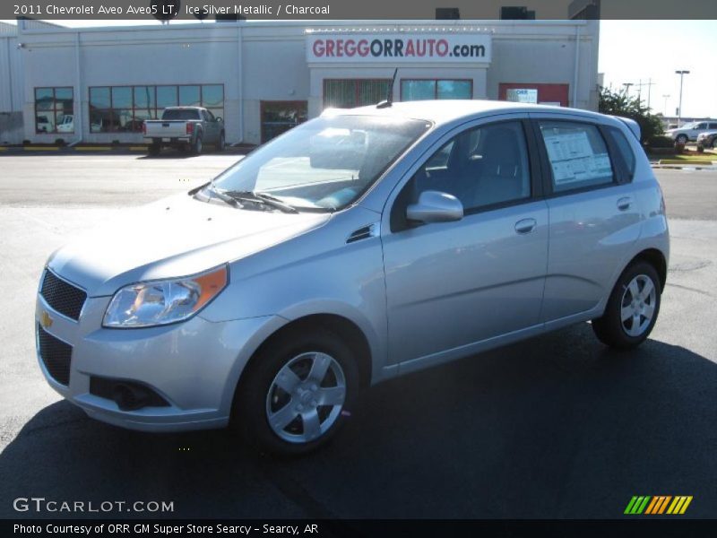 Ice Silver Metallic / Charcoal 2011 Chevrolet Aveo Aveo5 LT
