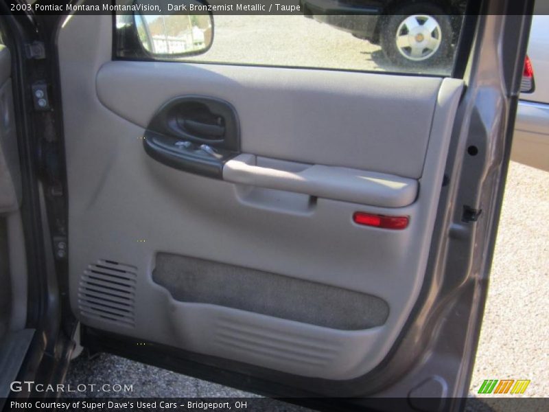 Dark Bronzemist Metallic / Taupe 2003 Pontiac Montana MontanaVision