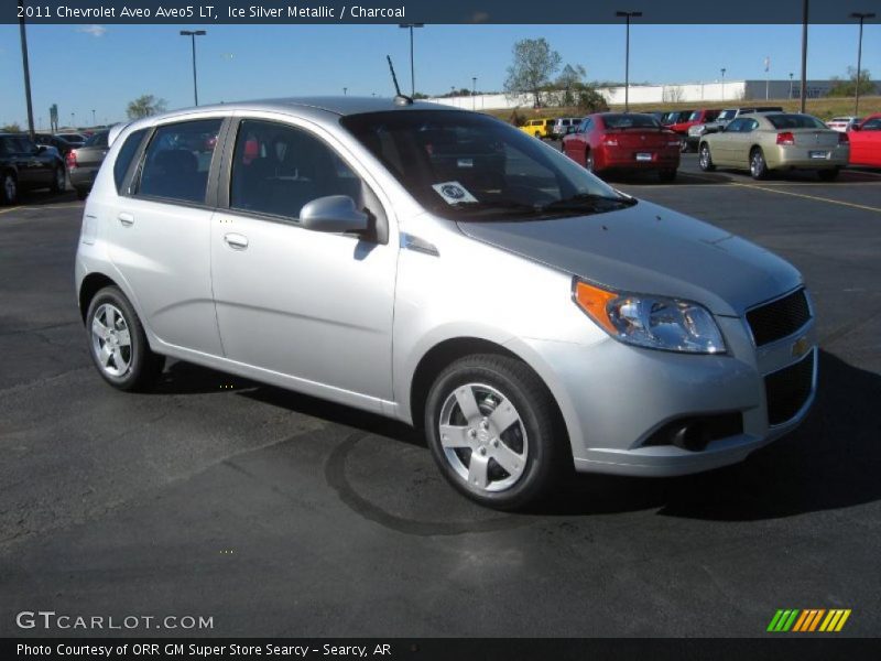 Ice Silver Metallic / Charcoal 2011 Chevrolet Aveo Aveo5 LT