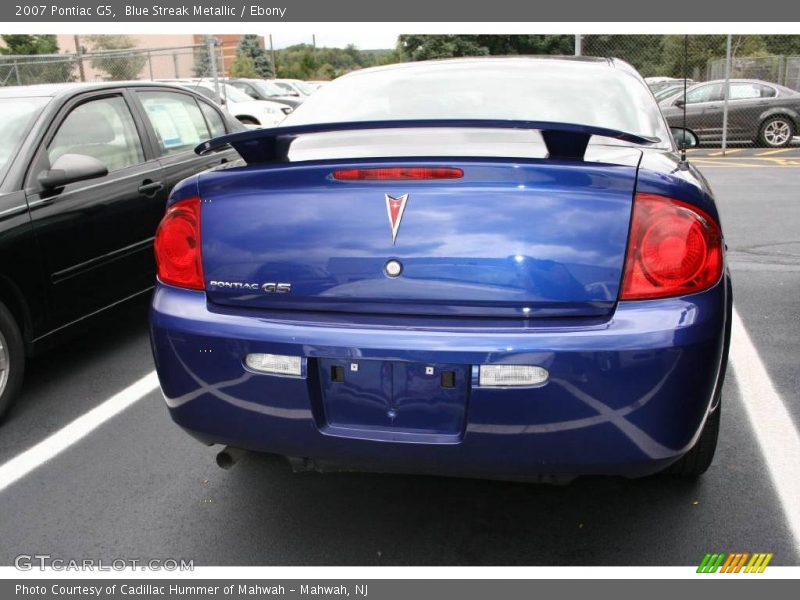 Blue Streak Metallic / Ebony 2007 Pontiac G5