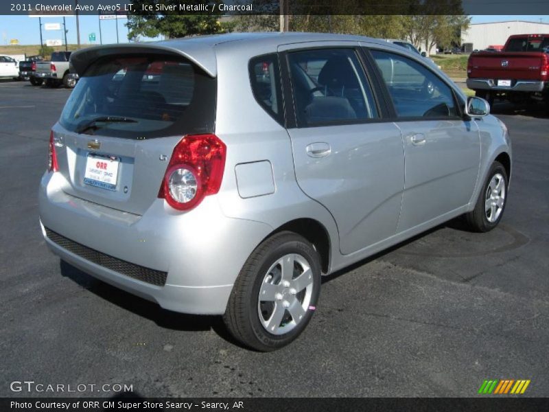 Ice Silver Metallic / Charcoal 2011 Chevrolet Aveo Aveo5 LT