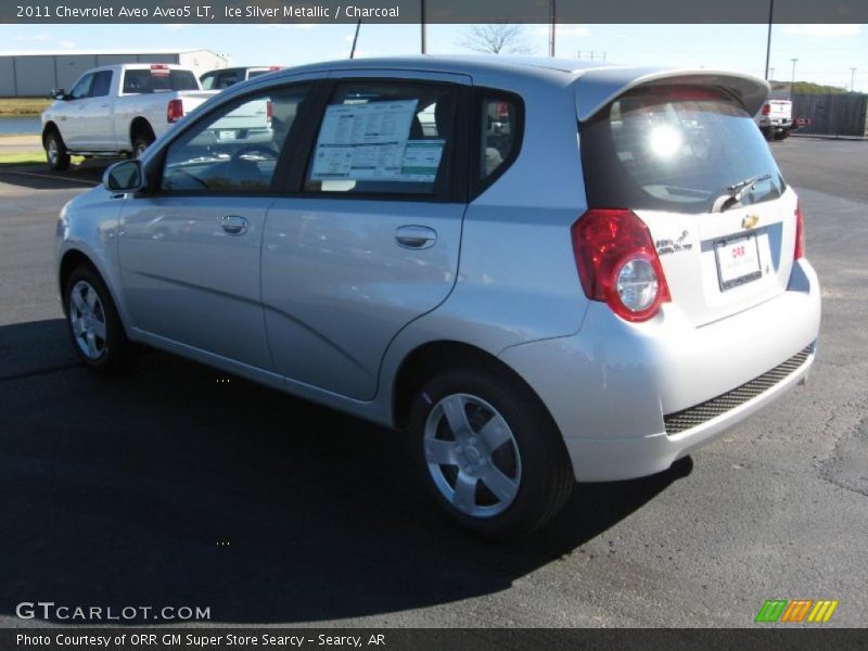 Ice Silver Metallic / Charcoal 2011 Chevrolet Aveo Aveo5 LT