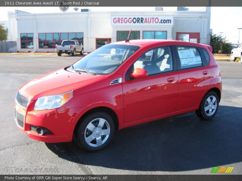 Sport Red / Charcoal 2011 Chevrolet Aveo Aveo5 LT
