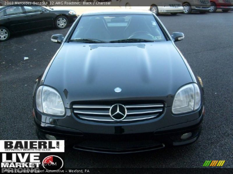 Black / Charcoal 2003 Mercedes-Benz SLK 32 AMG Roadster