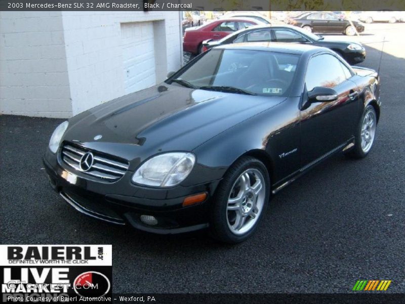 Black / Charcoal 2003 Mercedes-Benz SLK 32 AMG Roadster