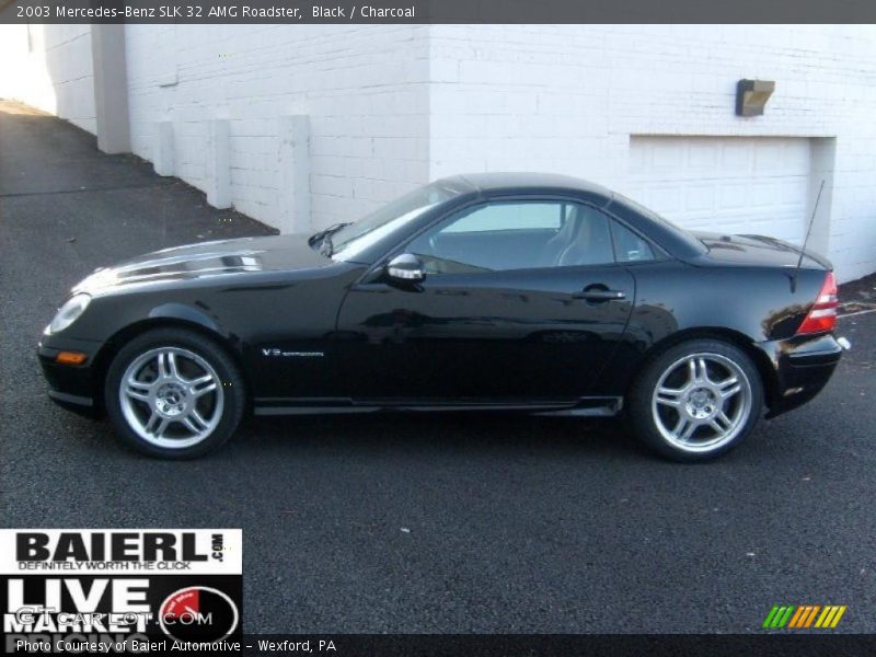 Black / Charcoal 2003 Mercedes-Benz SLK 32 AMG Roadster