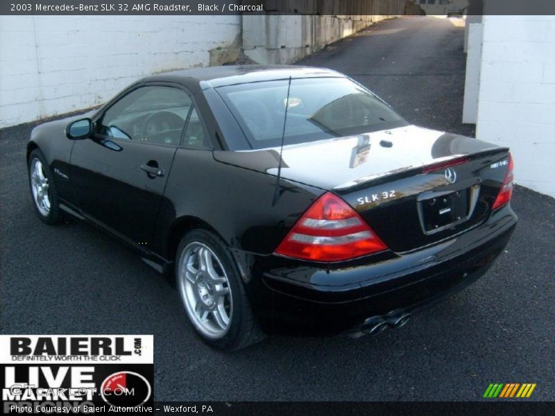 Black / Charcoal 2003 Mercedes-Benz SLK 32 AMG Roadster