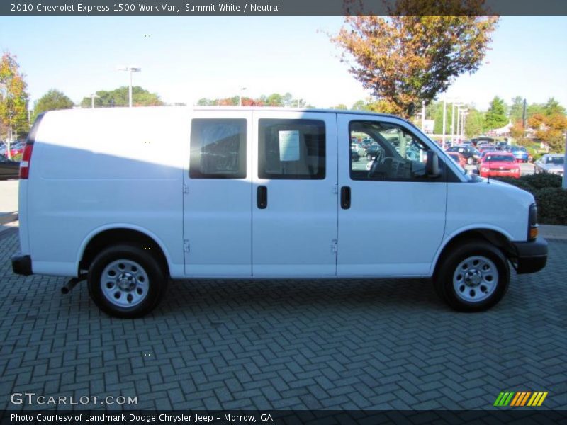 Summit White / Neutral 2010 Chevrolet Express 1500 Work Van