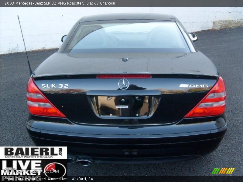 Black / Charcoal 2003 Mercedes-Benz SLK 32 AMG Roadster